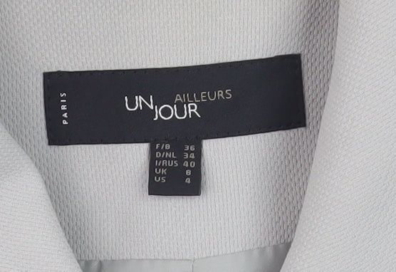 Un Jour Ailleurs Women's Grey Basic Jacket 12