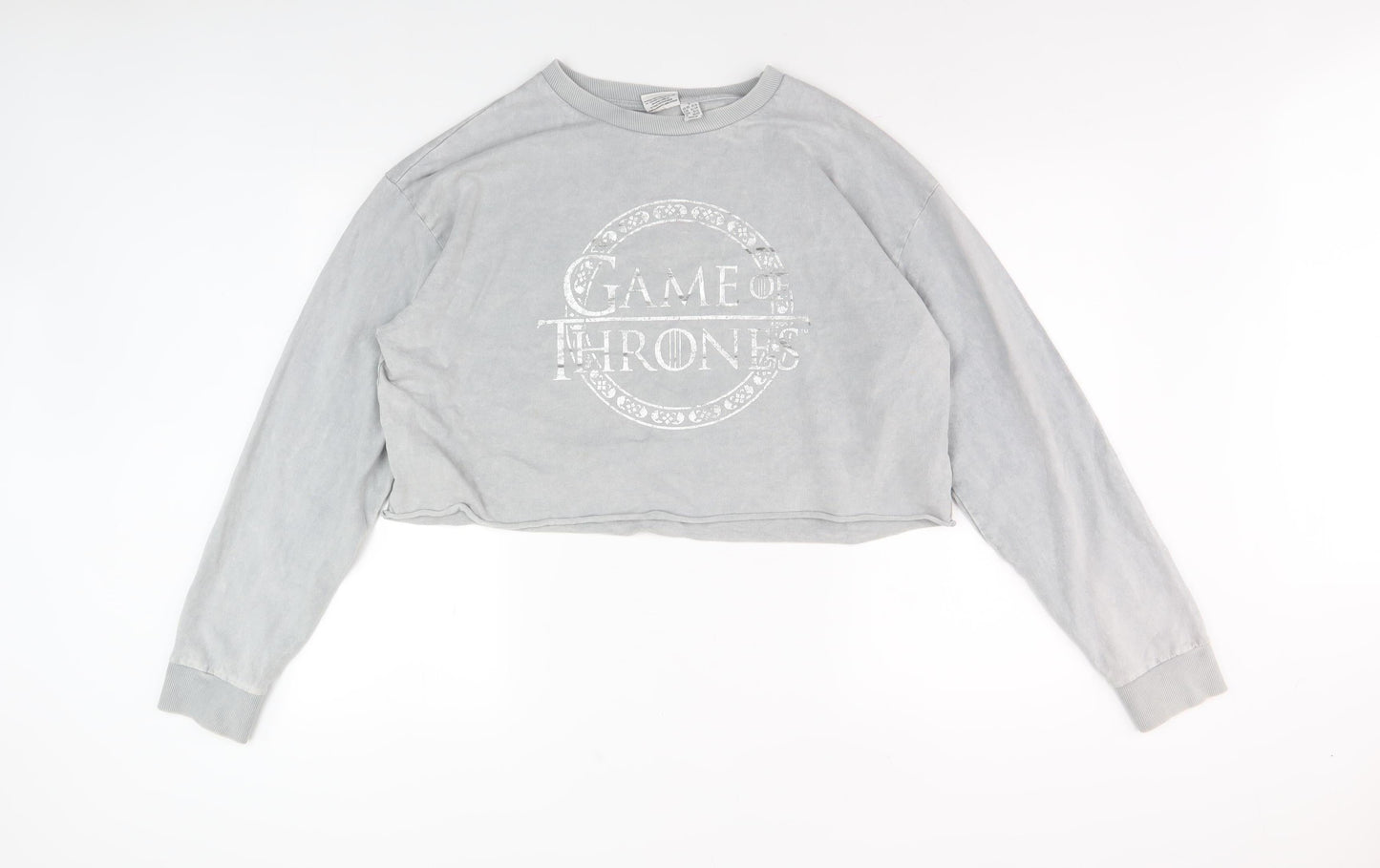HBO Women's Grey Game of Thrones Sweatshirt L