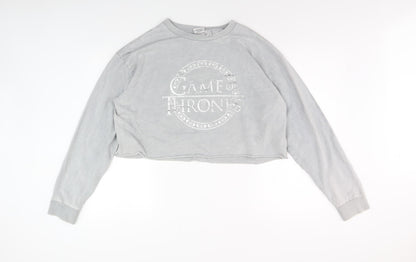 HBO Women's Grey Game of Thrones Sweatshirt L