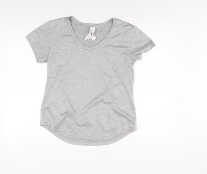 New Balance Women's Grey T-Shirt, Size 12, Gym Wear