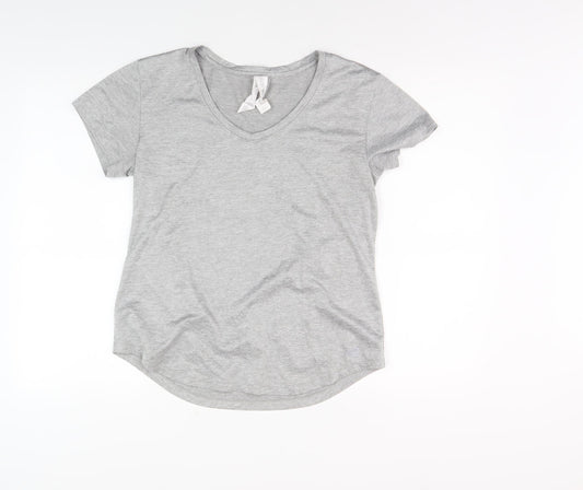New Balance Women's Grey T-Shirt, Size 12, Gym Wear
