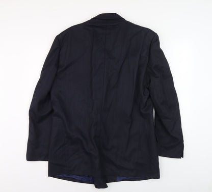 Mens UK Size 42 Magee Regular Blue Suit Jacket