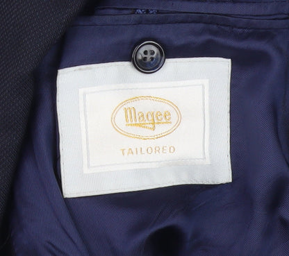 Mens UK Size 42 Magee Regular Blue Suit Jacket