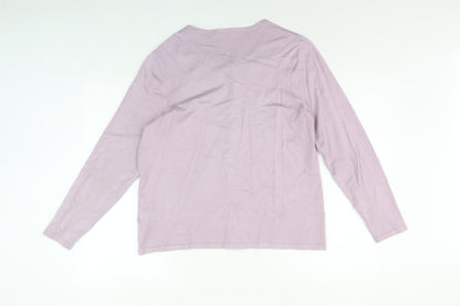 Eastex Women's Purple Cardigan Size 16 Embroidered