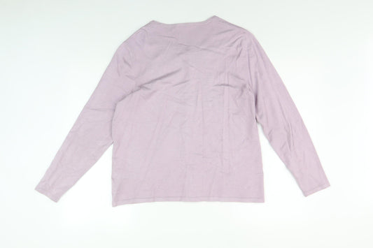 Eastex Women's Purple Cardigan Size 16 Embroidered