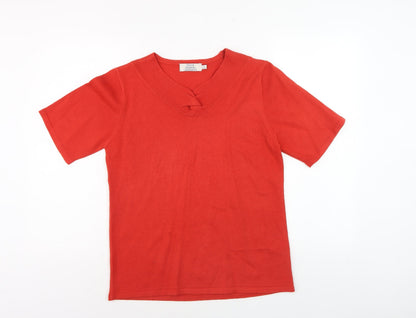 Womens UK Size S Honor Millburn Red Pullover Jumper