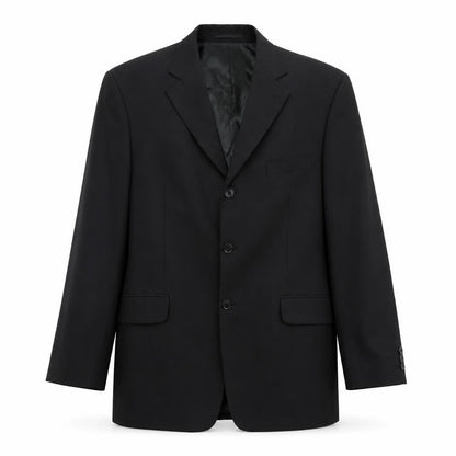Pierre Cardin Men's Black Wool Blazer Size 40
