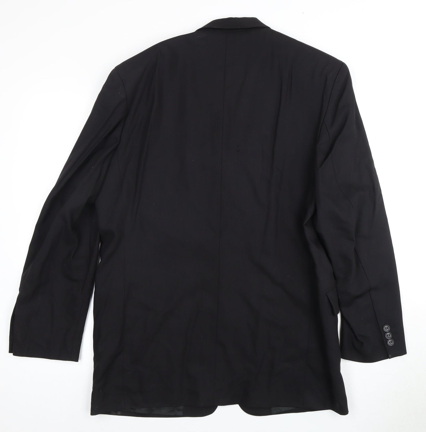 Pierre Cardin Men's Black Wool Blazer Size 40