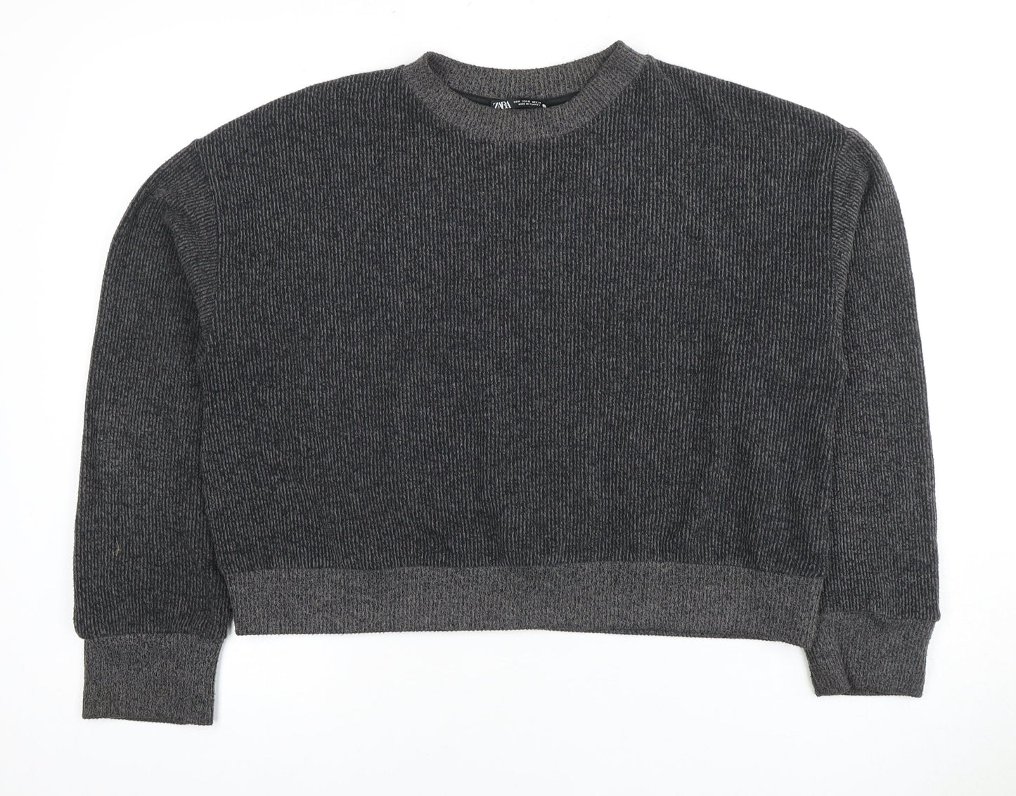 Womens UK Size 12 Zara Grey Pullover Jumper