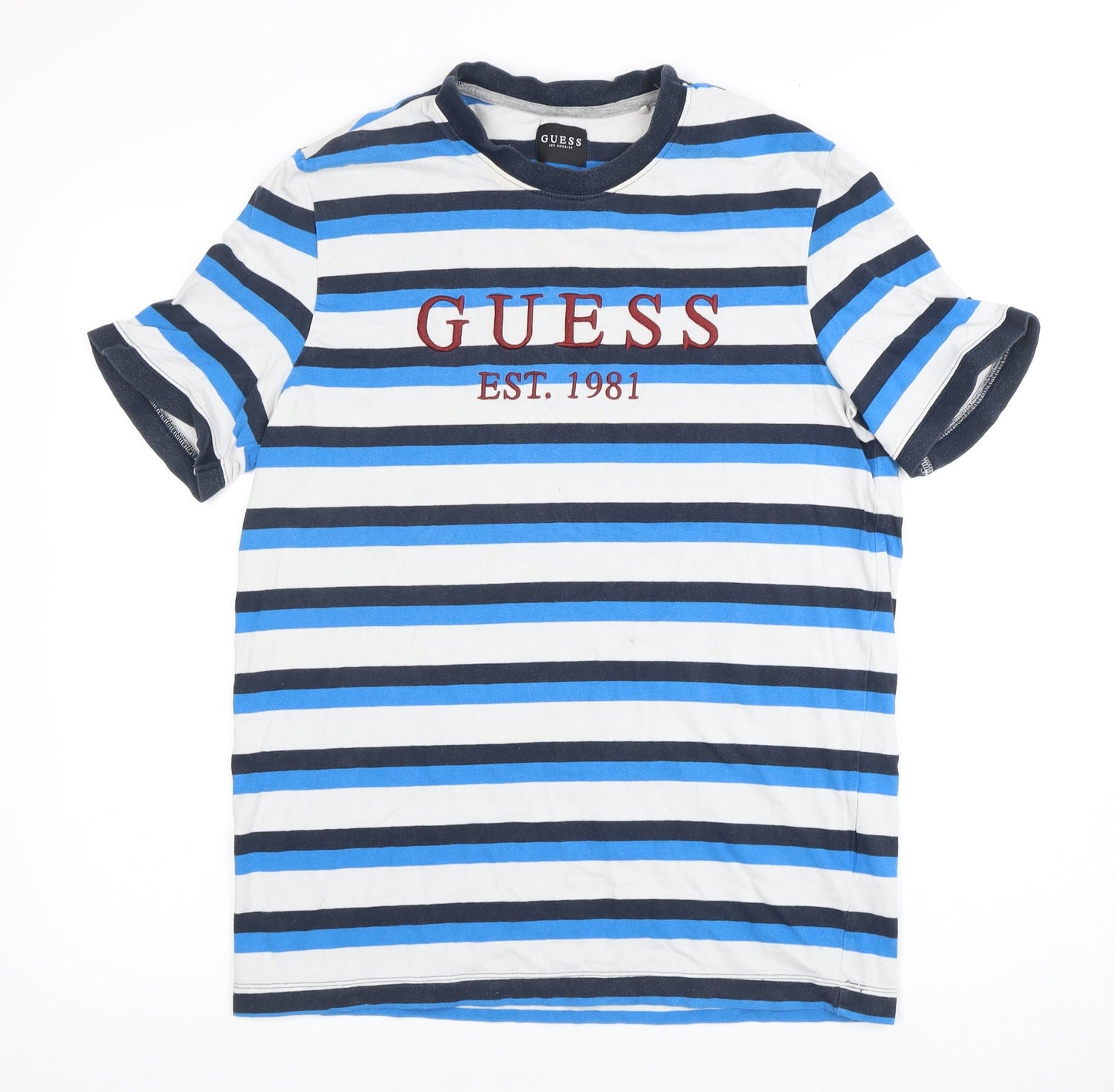 Mens UK Size S GUESS Blue  T-Shirt