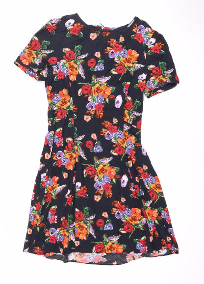 Oliver Bonas Women's Floral Dress, Size 12, Multicoloured