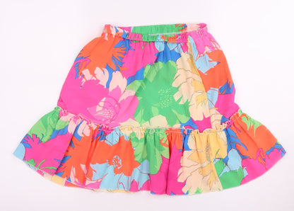 Flamant Rose Women's Multicoloured A-Line Skirt Size 4