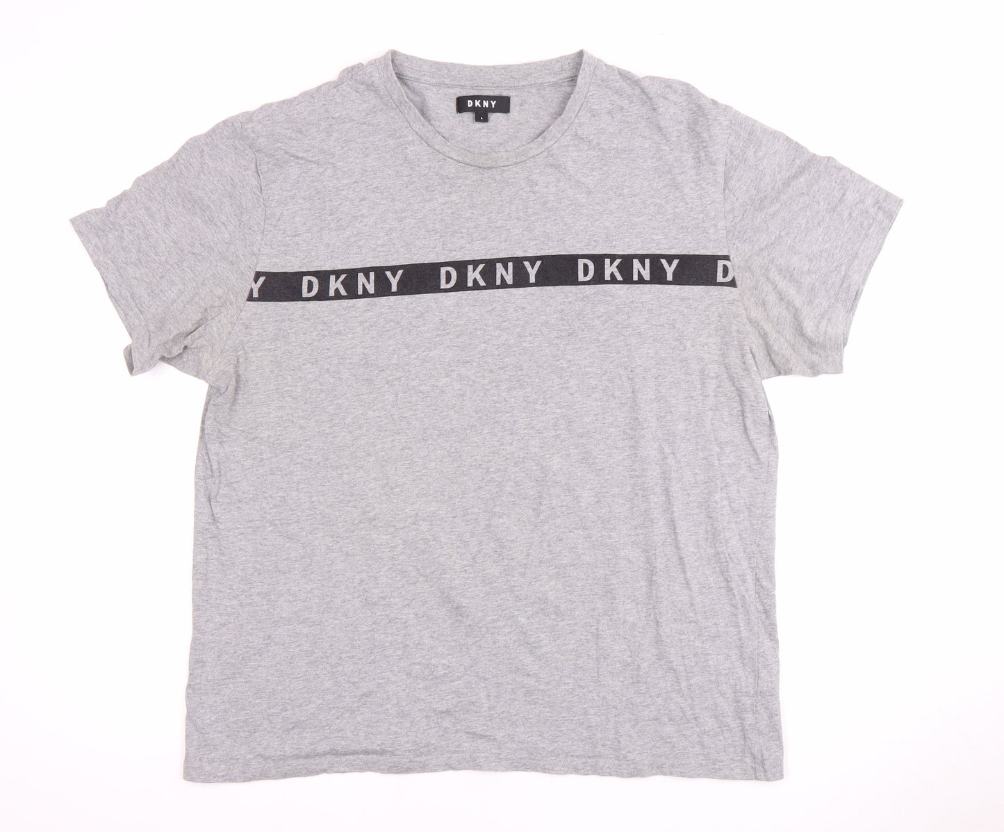 Mens UK Size L DKNY Grey  T-Shirt