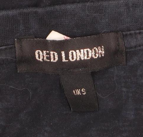ED London Unisex Black T-Shirt S Sports Casual Wear