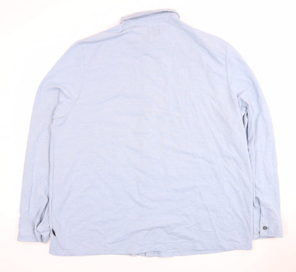 Mens UK Collar Size 2XL Burton Menswear London Smart Blue  Dress Shirt