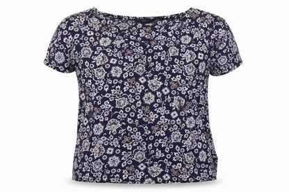 Womens UK Size 10 NEXT Blue Tunic Blouse