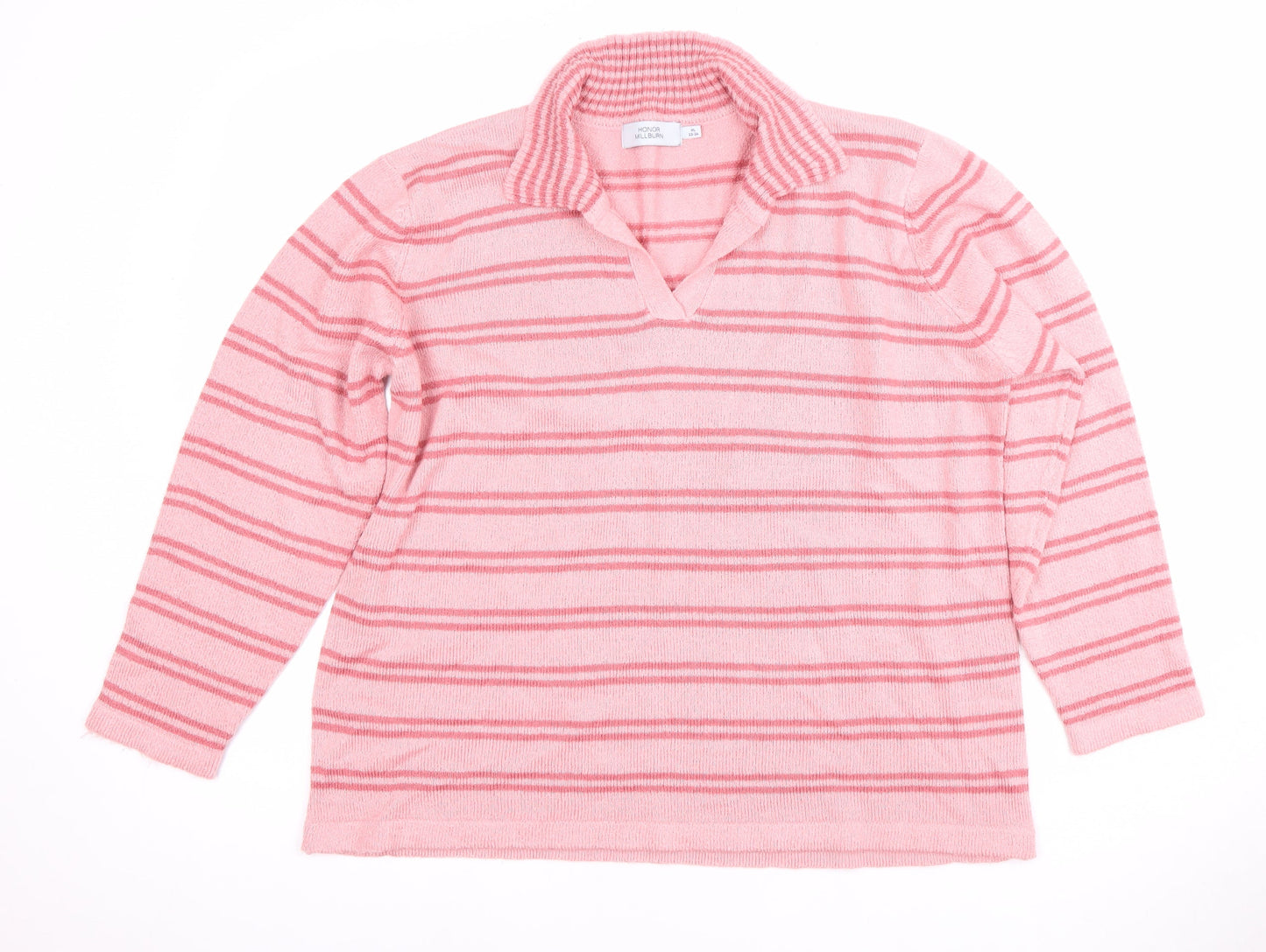 Womens UK Size XL Honor Millburn Pink Pullover Jumper