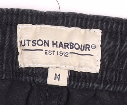 Hutson Harbour Men's Black M Cotton Trousers