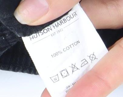 Hutson Harbour Men's Black M Cotton Trousers