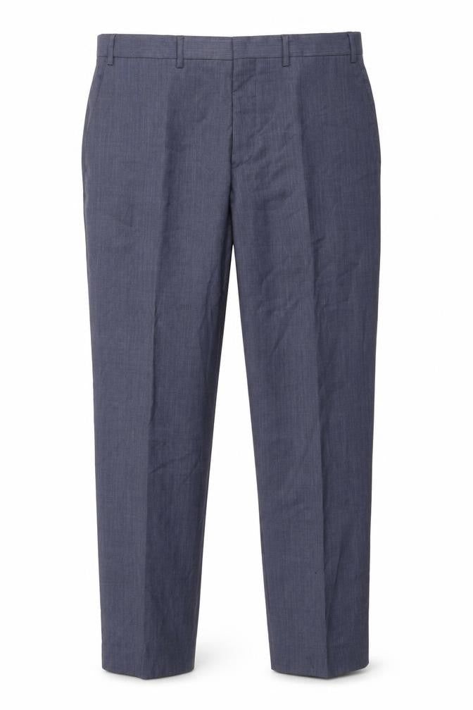 Mens UK Size L West End by Simon Carter  Dress Pants Blue Trousers