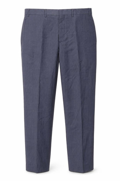 Mens UK Size L West End by Simon Carter  Dress Pants Blue Trousers