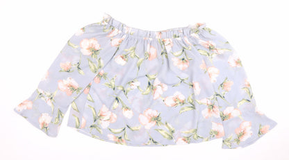 Lipsy Floral Off the Shoulder Blouse - Women's Size 12
