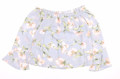 Lipsy Floral Off the Shoulder Blouse - Women's Size 12
