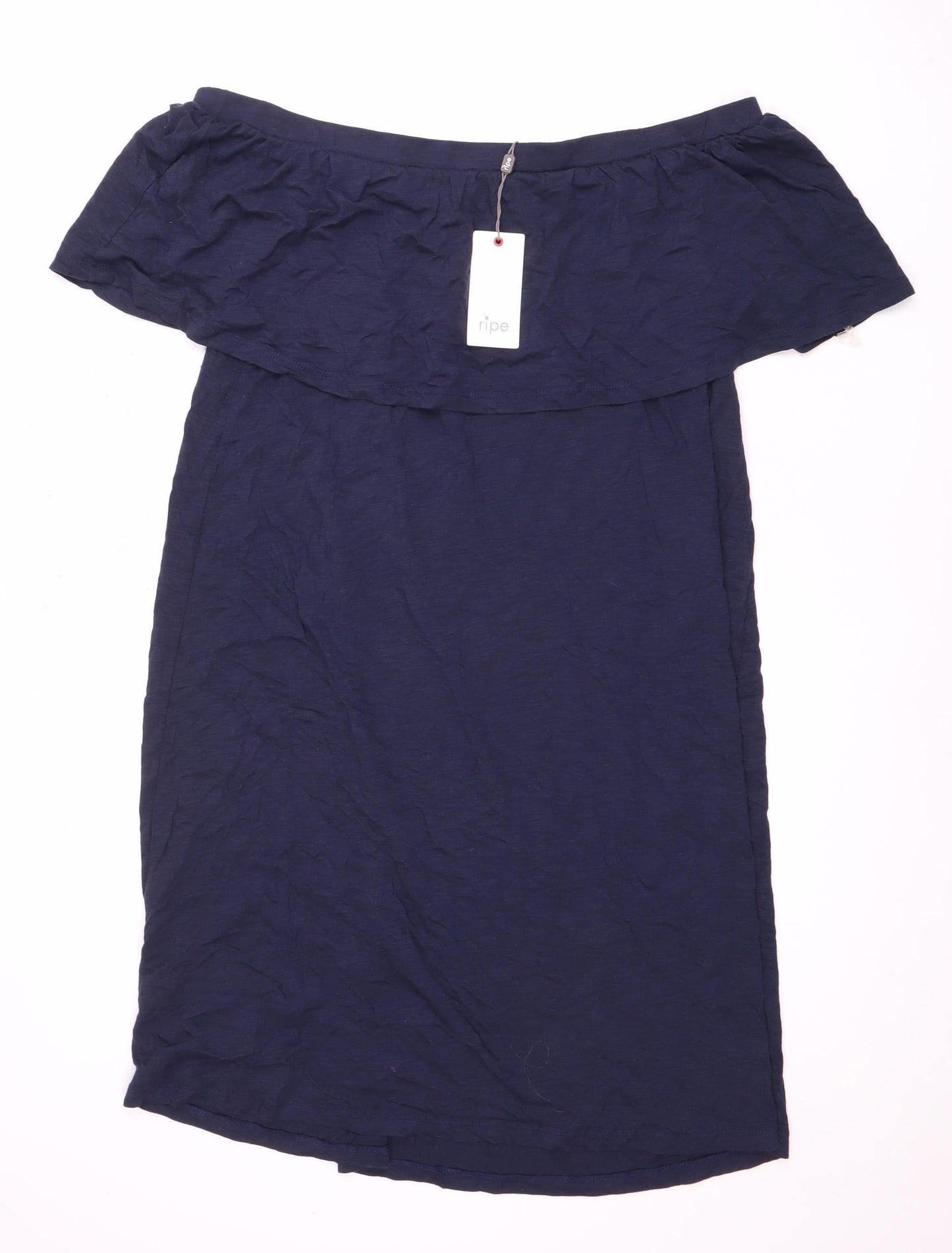Ripe Women's Blue Off Shoulder Dress - L