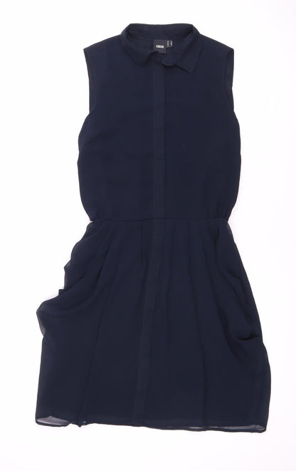 ASOS Women's Blue Sleeveless Dress, Size 6
