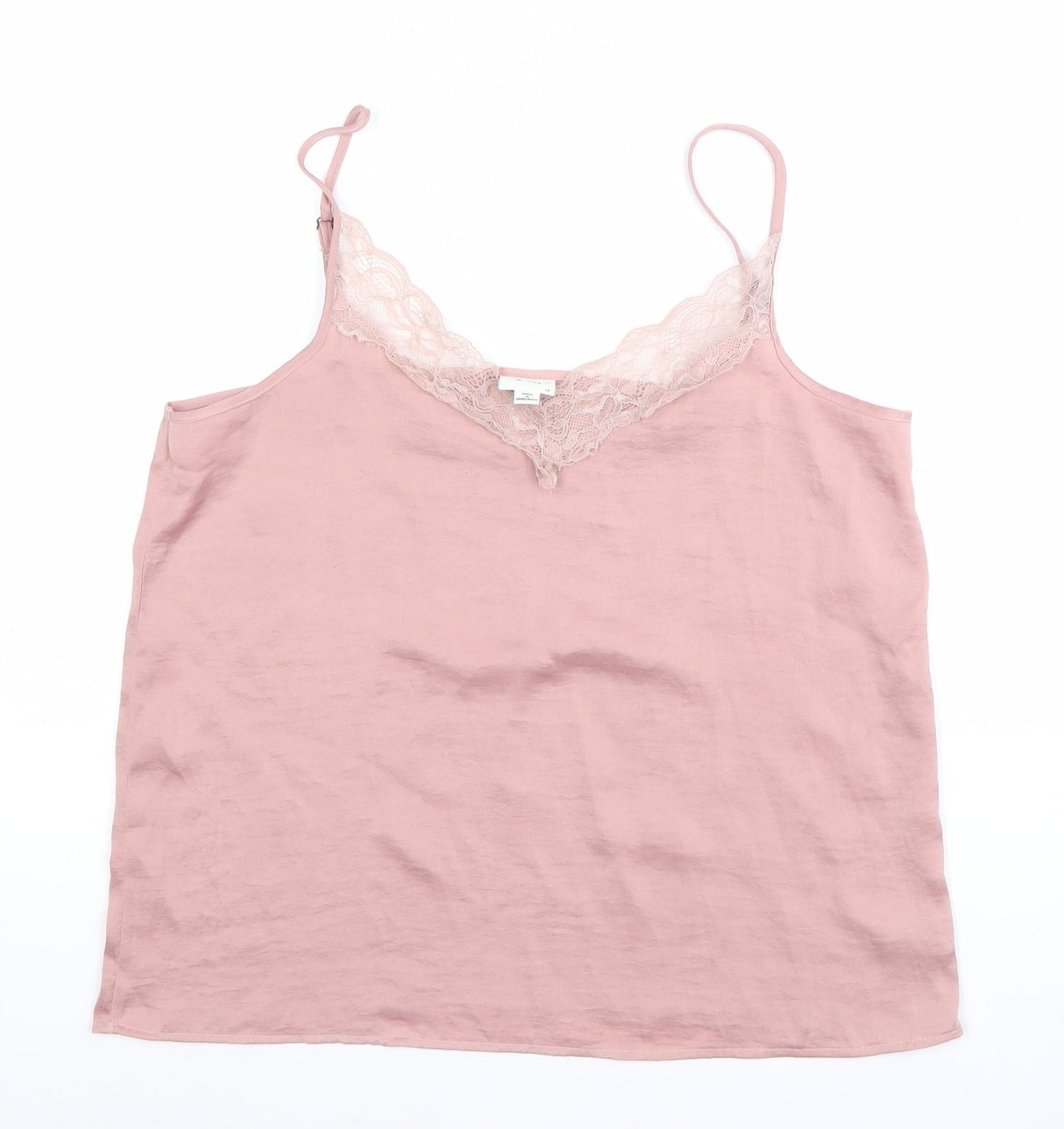 Womens UK Size 10 Jacqueline de Yong Pink Camisole Camisole