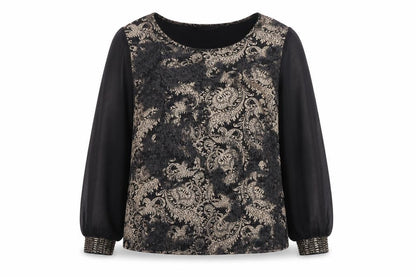 Womens UK Size 20 David Emanuel Black Basic Blouse