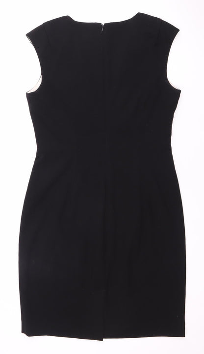 Calvin Klein Women's Black Sheath Dress - Size 10
