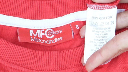 MFC Official Merchandise Unisex Adult Red T-Shirt