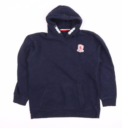 MFC Official Boys Blue Hoodie 13-14 Years Pullover