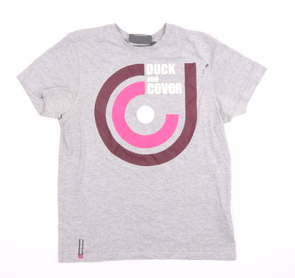 Mens UK Size M Duck and Cover Grey  T-Shirt