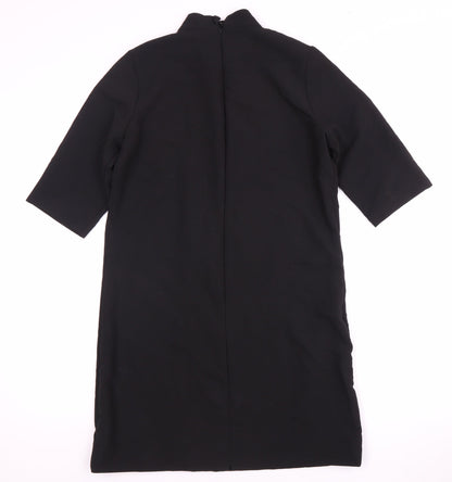 Boohoo Women's Black High Neck Dress Size 12