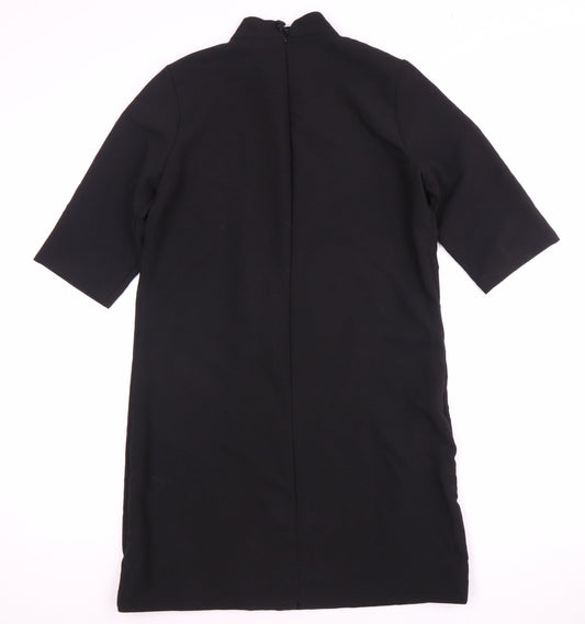 Boohoo Women's Black High Neck Dress Size 12