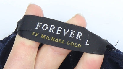 Forever by Michael Gold Women's Black Trousers, Size L