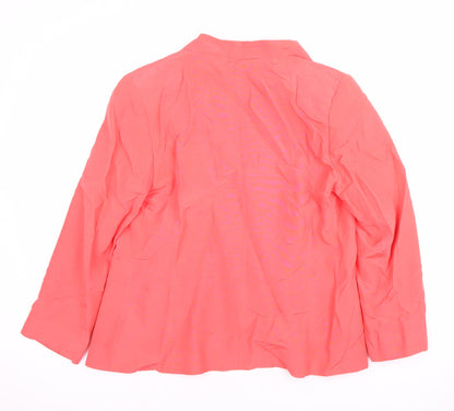Pied A Terre Women's Pink Blazer Size 14