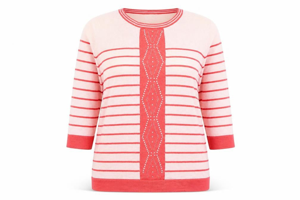 Womens UK Size L Fay Louise Multicoloured Pullover Jumper