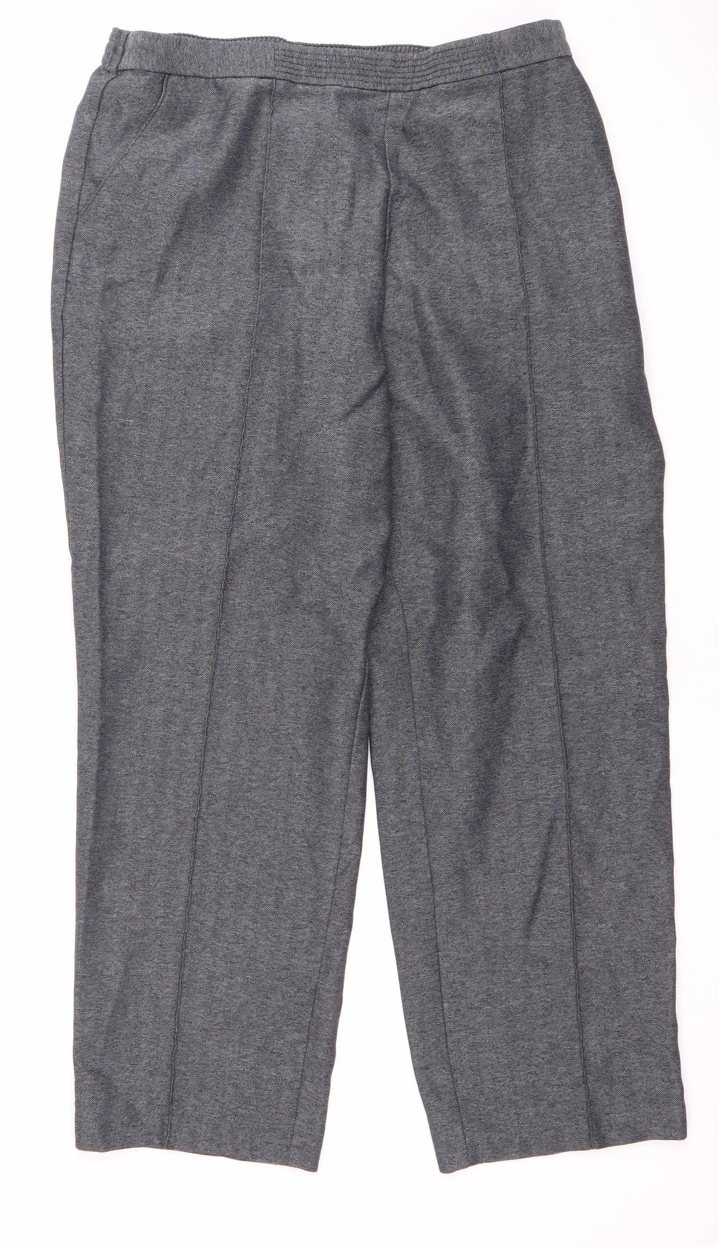 Womens UK Size 14 Marks and Spencer   Grey Trousers