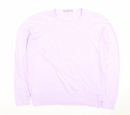 Womens UK Size 14 Marks and Spencer Purple Pullover Jumper