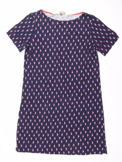 Boden Women's Blue Paisley Knee Dress Size 12