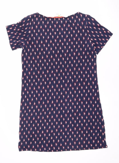 Boden Women's Blue Paisley Knee Dress Size 12
