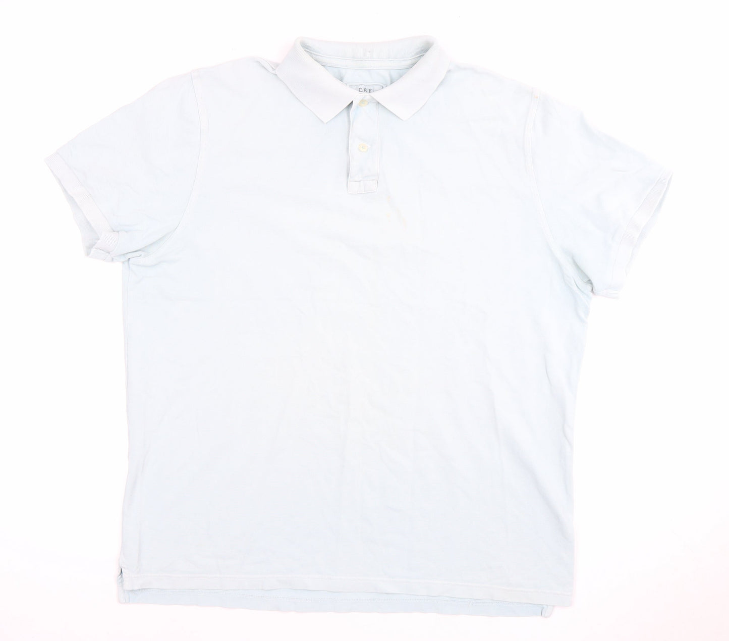 J.Crew Men's White XL Short Sleeve Polo Shirt