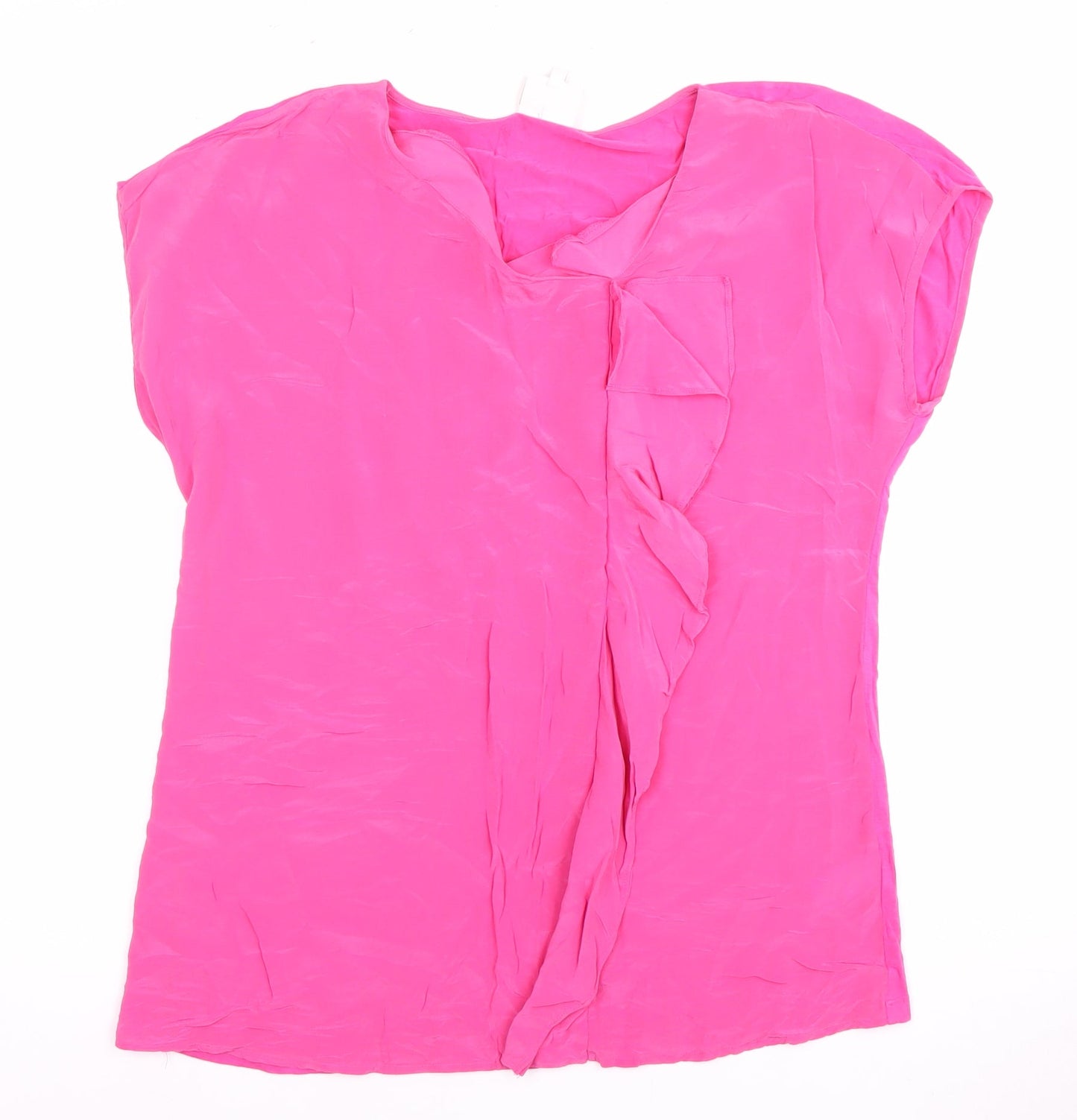 EAST Women's Pink Sleeveless Silk Blouse Size 12