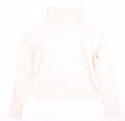 Womens UK Size M MNG White Pullover Jumper