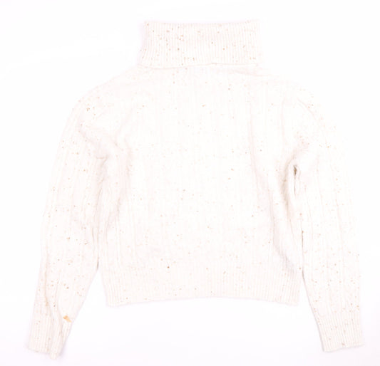 Womens UK Size M MNG White Pullover Jumper