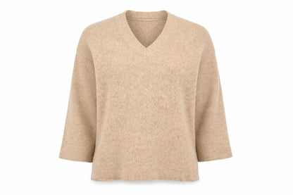 Womens UK Size S Zara Beige Pullover Jumper