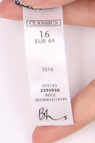 Classics Women's Beige Animal Print V-Neck T-Shirt